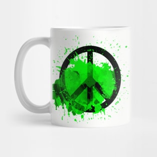 Peace of a Rainbow - Green Mug